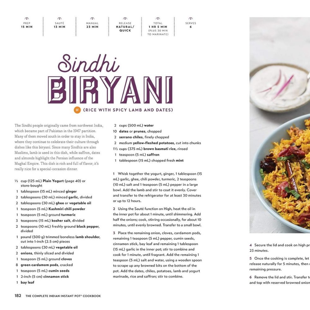 Complete Indian Instant Pot Cookbook: 130 Traditional & Modern Recipes - Picture 8 of 12